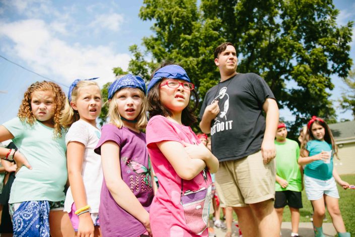 Color Wars about to begin Camp Color Wars
